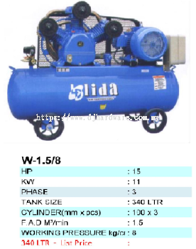 LIDA AIR COMPRESSOR HIGH PRESSURE V 1.5 8 (TS)