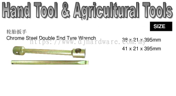 CHINA HAND TOOL & AGRICULTURAL TOOLS CHROME STEEL DOUBLE END TYRE WRENCH (WS)