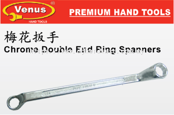 VENUS PREMIUM HAND TOOLS CHROME DOUBLE END RING SPANNERS (WS)