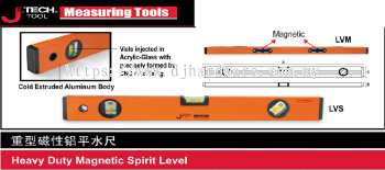 JETECH MEASURING TOOLS HEAVY DUTY MAGNETIC SPIRIT LEVEL (WS)