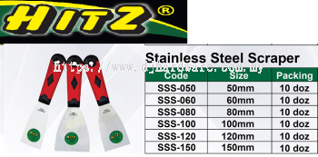 HITZ STAINLESS STEEL SCRAPER (WS)