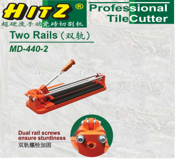 HITZ PROFESSIONAL TILE CUTTER TWO RAILS DUAL RAIL SCREWS ENSURE STURDINESS MD4402 (WS)