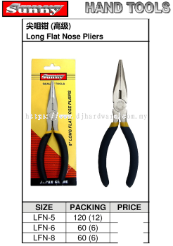 SUNNY LONG FLAT NOSE PLIERS (WS)