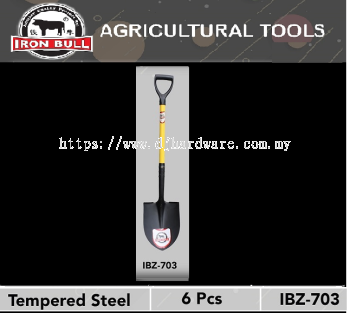IRON BULL AGRICULTURAL TOOLS SHOVEL TEMPERED STEEL IBZ 703 (WS)