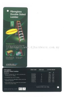 EVERLAS FIBREGLASS DOUBLE SIDED LADDER (WS)