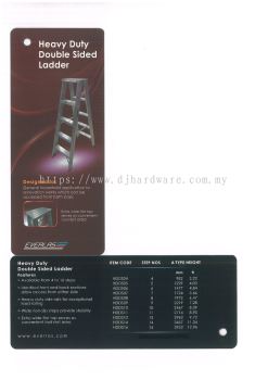 EVERLAS HEAVY DUTY DOUBLE SIDED LADDER (WS)