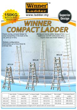 WINNER LADDER WINNER COMPACT LADDER WCL 24 28 32(WS)