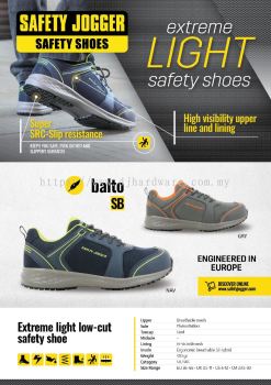 SAFETY JOGGER Safety Shoes EXTREME LIGHT LOW CUT ENGINEERED IN EUROPE (WS)