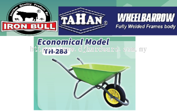 IRON BULL TAHAN WHEELBARROW & HAND TROLLEY FULLY WELDED FRAMES BODY ECONOMICAL MODEL TH288 (WS)