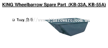 KING WHEELBARROW SPARE PART KB33A KB55A TRAY (BS)