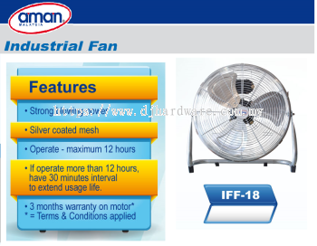 AMAN INDUSTRIAL INDUSTRIAL FAN IFF 18 (BS)