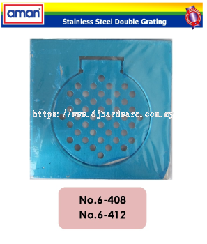 AMAN STAINLESS STEEL DOUBLE GRATING 408 (WS)