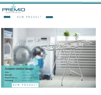 PREMIO SENSIBLE AND PRACTICAL NEW PRODUCT FOLDABLE CLOTHES HANGER XSL1760 (WS)