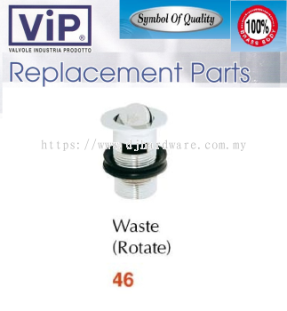 VIP SYMBOL OF QUALITY REPLACEMENT PARTS WASTE ROTATE (WS)