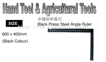 CHINA HAND TOOL & AGRICULTURAL TOOLS BLACK PRESS STEEL ANGLE RULER (WS)