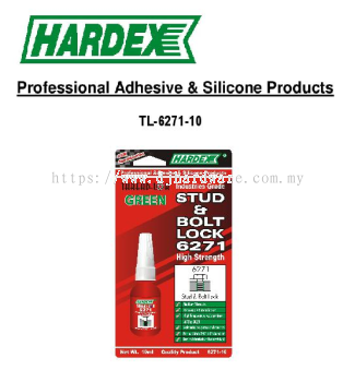 HARDEX PROFESSIONAL ADHESIVE & SILICONE PRODUCTS NUT LOCK GREEN TL6271-10 (WS)