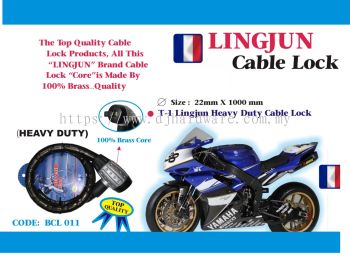 LINGJUN HEAVY DUTY MOTO CABLE LOCK BCL 011 (LSK)