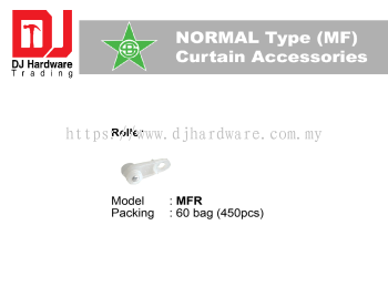 STAR BRAND CURTAIN ACCESSORIES NORMAL TYPE MF ROLLER MFR (CL)