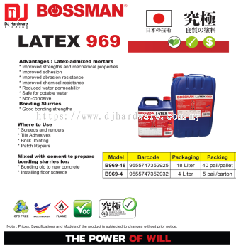 BOSSMAN LATEX 969 B9694 9555747352932 (CL)