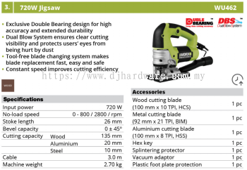 WORX 720W JIGSAW WU462 (WO)