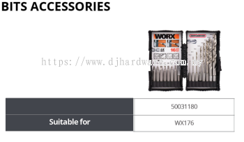 WORX BITS ACCESSORIES 50031180 WX176 (WO)