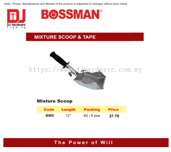 BOSSMAN MIXTURE SCOOP 12'' BMS (CL)