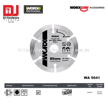 WORX SAW ACCESSORIES SAWING 85MM WA5041 WU420 WU520 (WO)