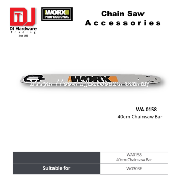 WORX CHAIN SAW ACCESSORIES CHAINSAW BAR WA0158 WG303E (WO)