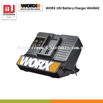 WORX 18V BATTERY CHARGER WA3842