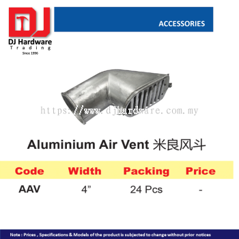 CL ACCESSORIES ALUMINIUM AIR VENT 4INCH (CL)