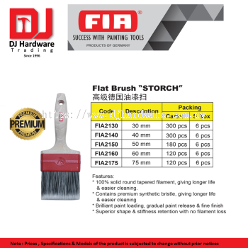 FIA SUCCESS WITH PAINTING TOOLS  GERMANY  STORCH FLAT BRUSH  (CL) 1