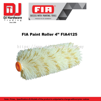 FIA SUCCESS WITH PAINTING TOOLS  GERMANY  FIA PAINT ROLLER 4'' FIA4125  (CL)