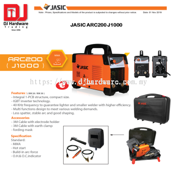 JASIC WELDING ARC200 J1000 (CL)