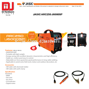 JASIC WELDING ARC250  J6000SP  (CL)