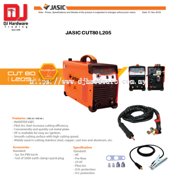 JASIC WELDING CUT80 L205 (CL)