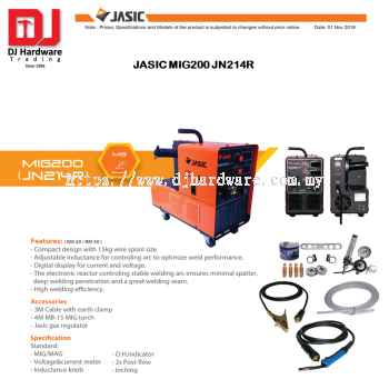 JASIC WELDING MIG200 JN214R  (CL)