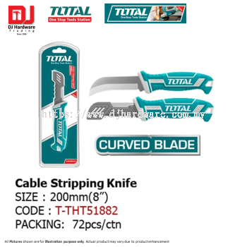 TOTAL ONE STOP TOOLS STATION CABLE STRIPPING KNIFE 200MM T-THT51882 (LSK)