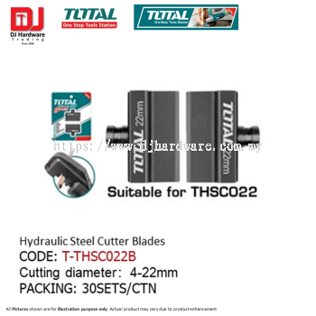 TOTAL ONE STOP TOOLS STATION HYDRAULIC STEEL CUTTER BLADES 22MM T-THSC022B (LSK)