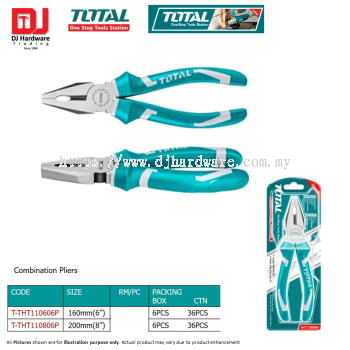 TOTAL ONE STOP TOOLS STATION COMBINATION PLIERS 160MM 200MM (LSK)