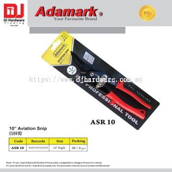 ADAMARK AVIATION SNIP ASR 10 10''RIGHT 9555747335270 (CL)