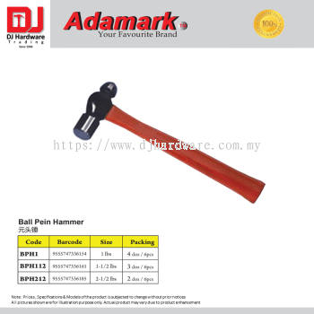 ADAMARK BALL PEIN HAMMER 3 SIZE (CL)