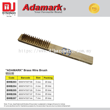 ADAMARK BRASS WIRE BRUSH 5 SIZE (CL)