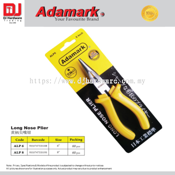 ADAMARK LONG NOSE PLIER 2 SIZE (CL)