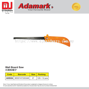 ADAMARK WALL BOARD SAW AWBS6 6'' 955747335348 (CL)