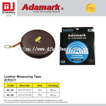 ADAMARK LEATHER MEASURING TAPE 2 SIZE (CL)