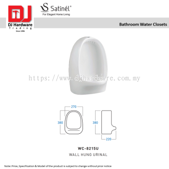 SATINEL FOR ELEGANT HOME LIVING BATHROOM WATER CLOSETS WALL HUNG URINAL WC 8215U (OEL)