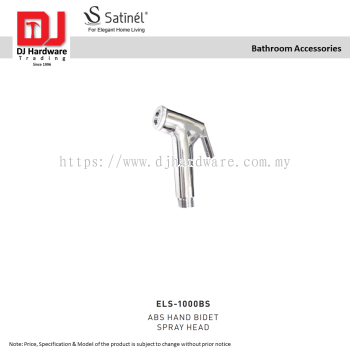 SATINEL FOR ELEGANT HOME LIVING BATHROOM ACCESSORIES ABS HAND BIDET SPRAY HEAD ELS 1000BS (OEL)