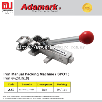 ADAMARK IRON MANUAL PACKING MACHINE SPOT ASI 9555747337434 (CL)