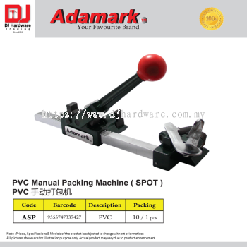 ADAMARK PVC MANUAL PACKING MACHINE SPOT ASP 9555747337427 (CL)