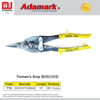 ADAMARK TINMANS SNIP TTS 10'' 9555747336949 (CL)